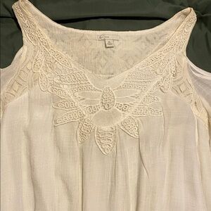 Chic Ivory Lace Women's dress